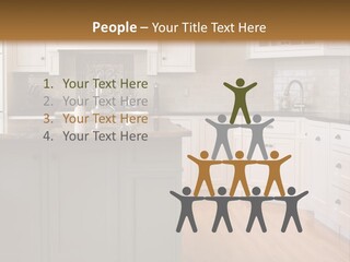 Cabinets Chair Spacious PowerPoint Template