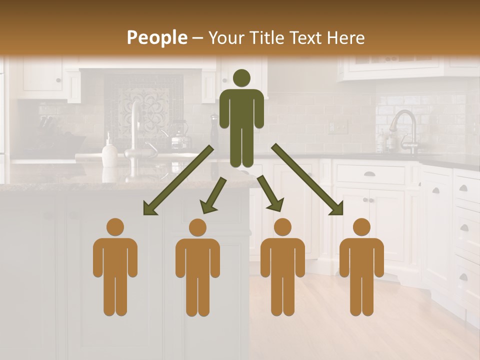 Cabinets Chair Spacious PowerPoint Template