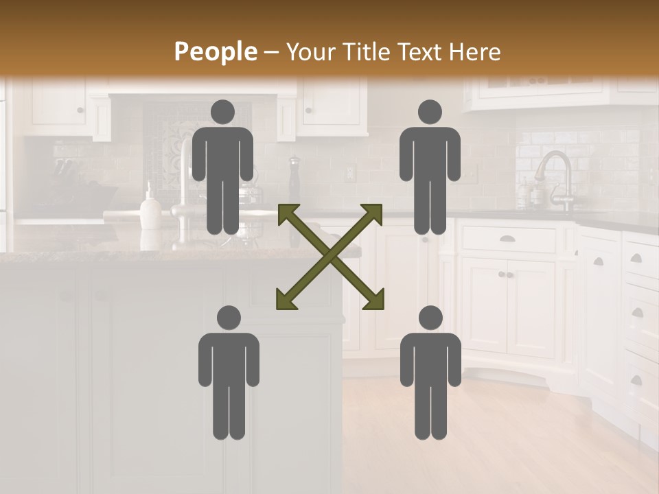 Cabinets Chair Spacious PowerPoint Template