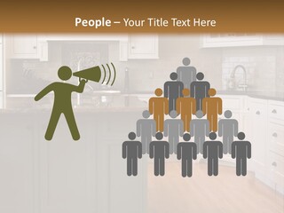 Cabinets Chair Spacious PowerPoint Template