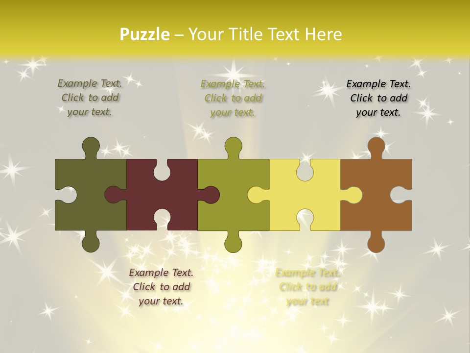 Fairytales Rays Space PowerPoint Template