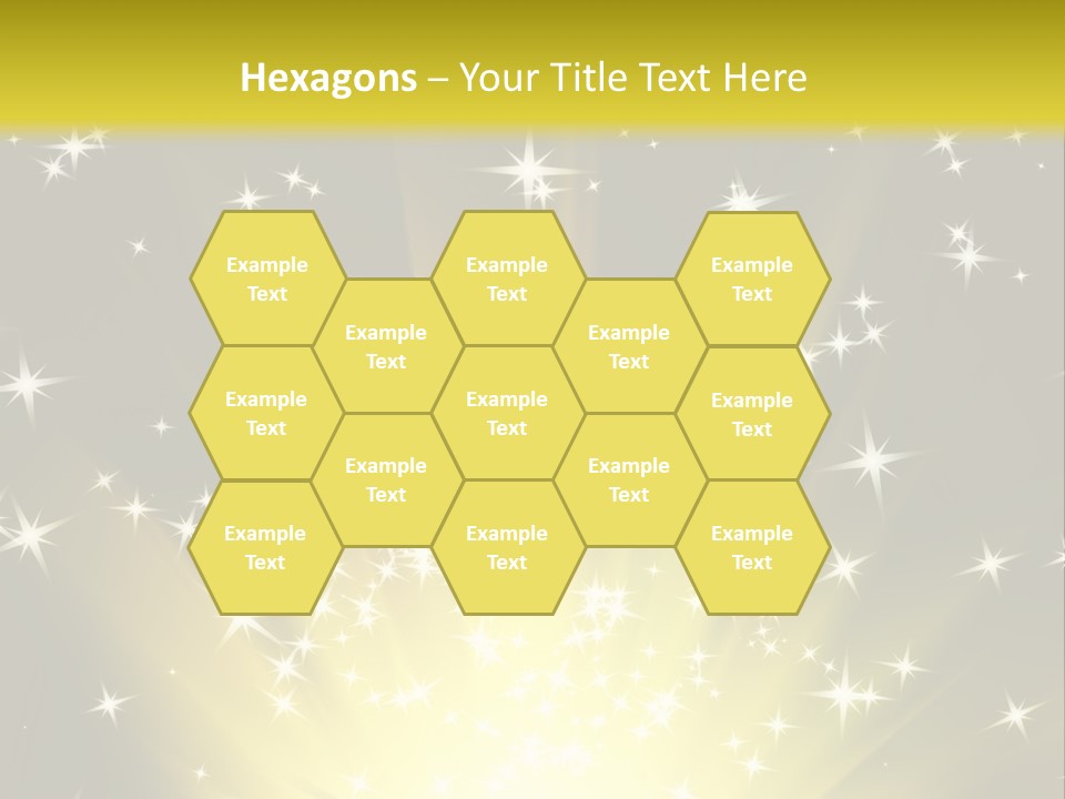 Fairytales Rays Space PowerPoint Template