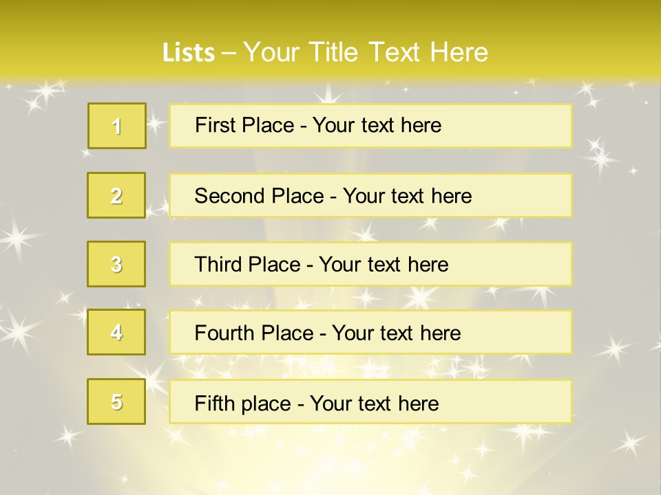 Fairytales Rays Space PowerPoint Template