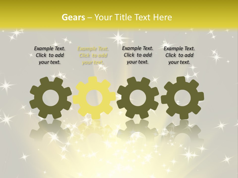 Fairytales Rays Space PowerPoint Template