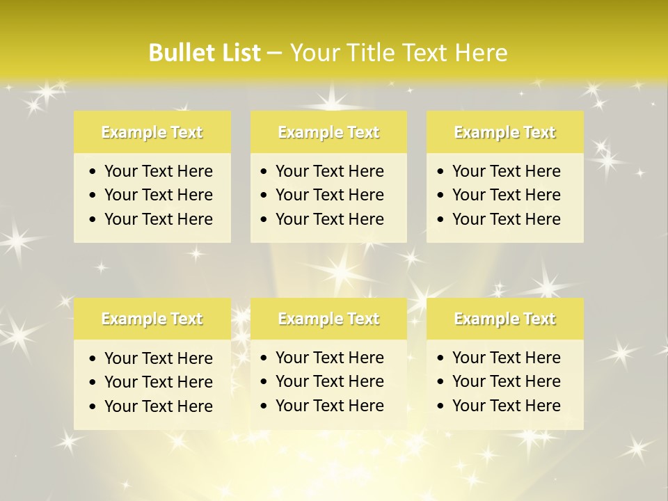 Fairytales Rays Space PowerPoint Template