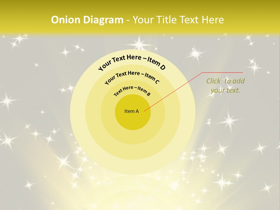 Fairytales Rays Space PowerPoint Template