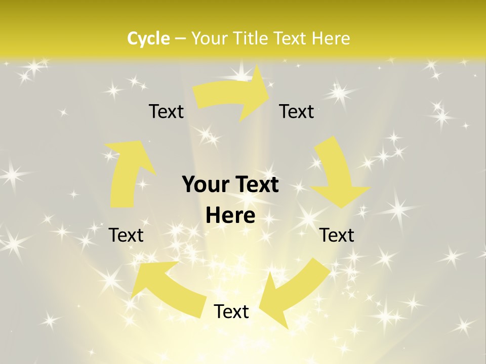 Fairytales Rays Space PowerPoint Template