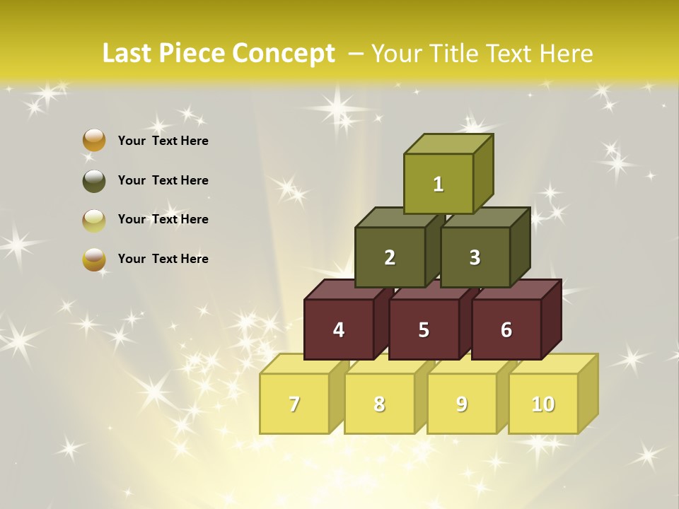 Fairytales Rays Space PowerPoint Template