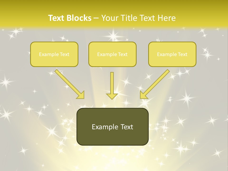 Fairytales Rays Space PowerPoint Template