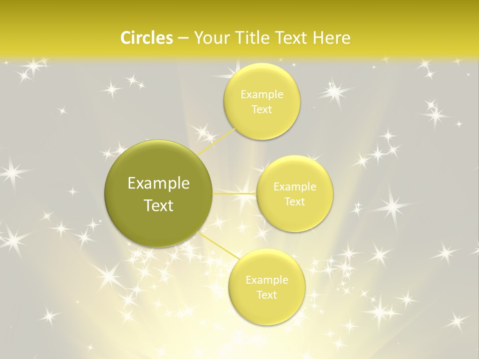 Fairytales Rays Space PowerPoint Template