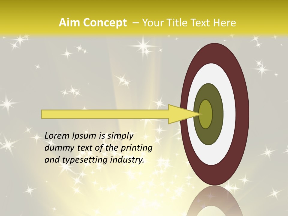 Fairytales Rays Space PowerPoint Template