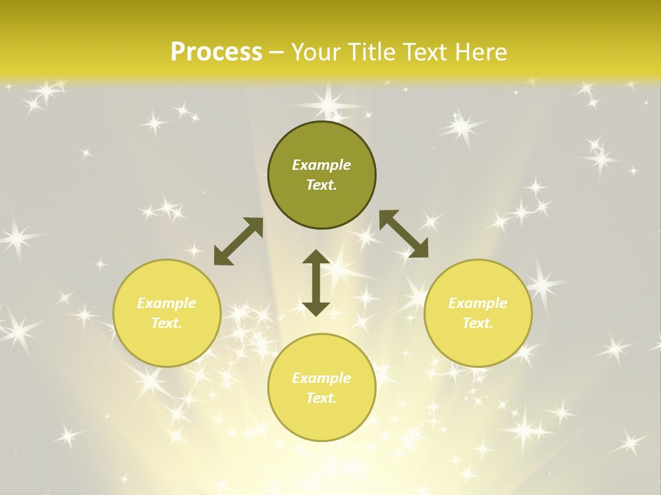 Fairytales Rays Space PowerPoint Template