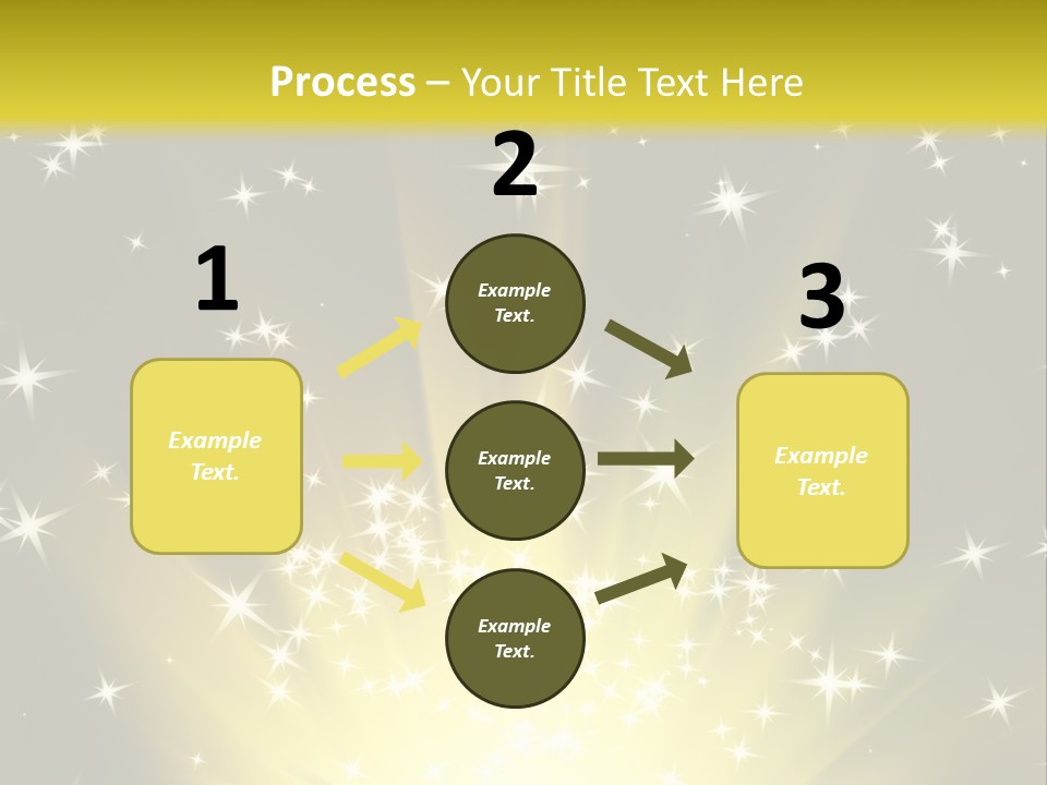 Fairytales Rays Space PowerPoint Template