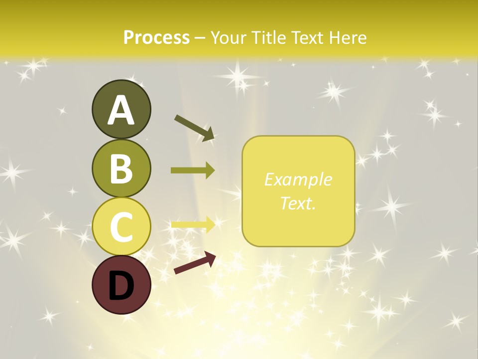 Fairytales Rays Space PowerPoint Template