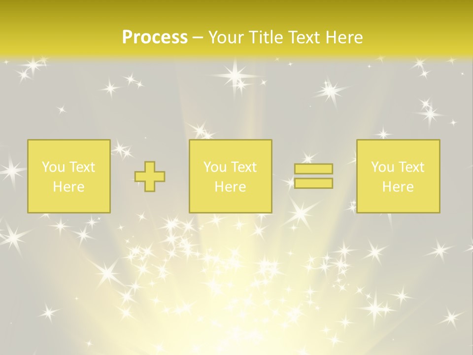 Fairytales Rays Space PowerPoint Template