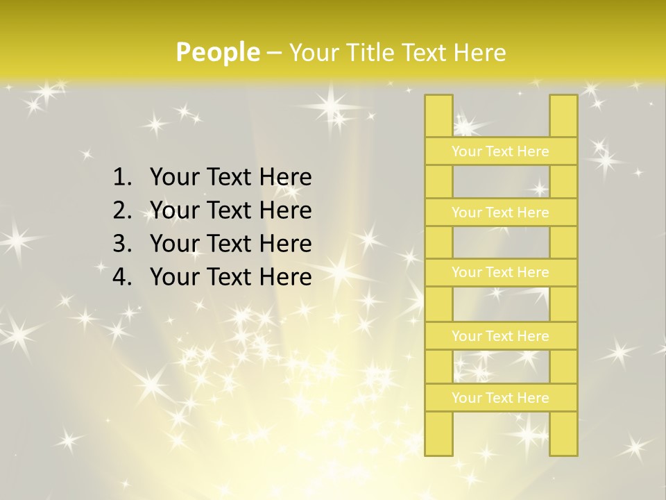 Fairytales Rays Space PowerPoint Template