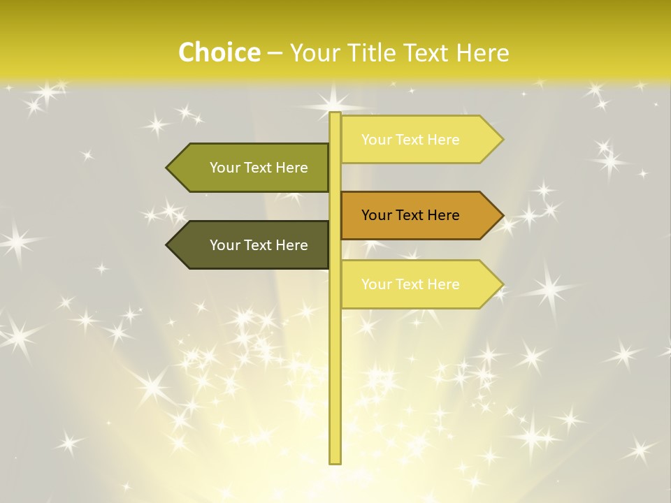 Fairytales Rays Space PowerPoint Template