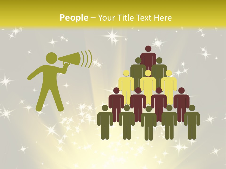 Fairytales Rays Space PowerPoint Template