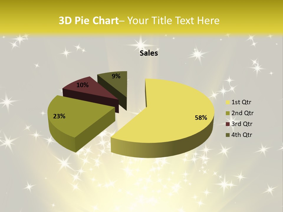 Fairytales Rays Space PowerPoint Template