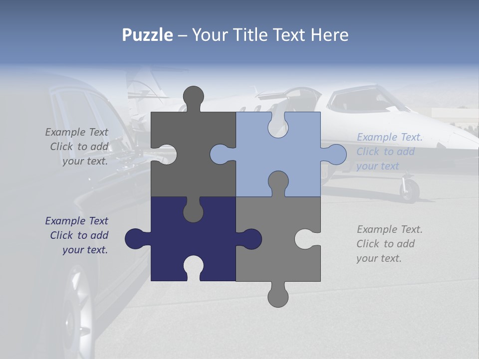 Jet Concrete Outdoors PowerPoint Template