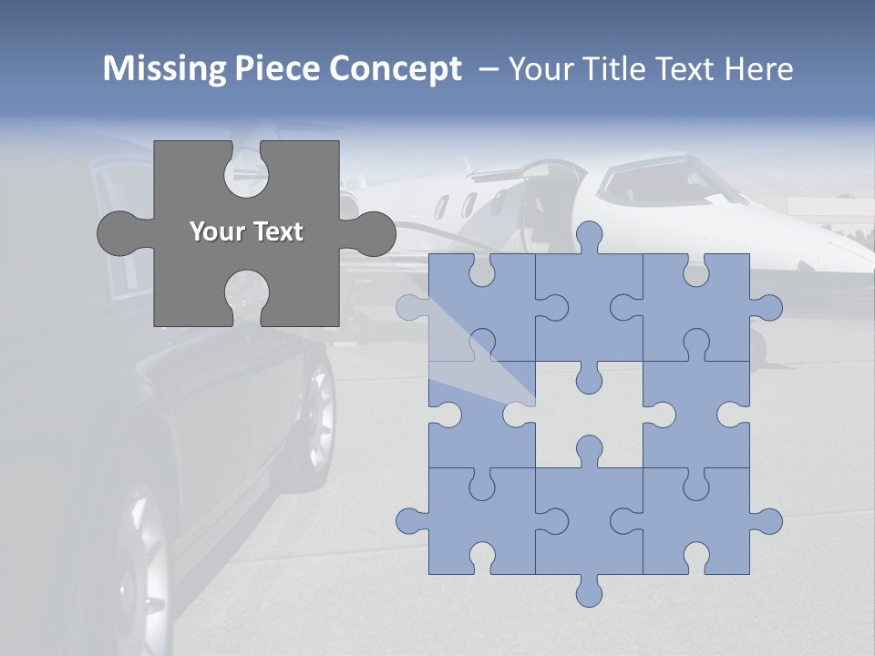 Jet Concrete Outdoors PowerPoint Template