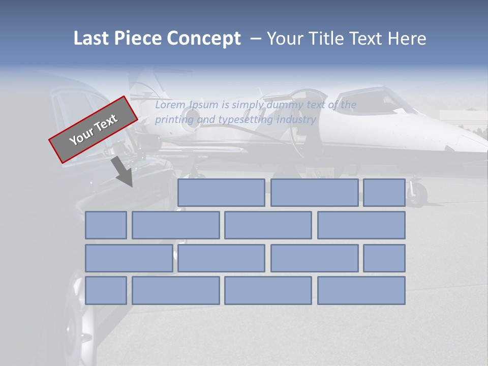Jet Concrete Outdoors PowerPoint Template