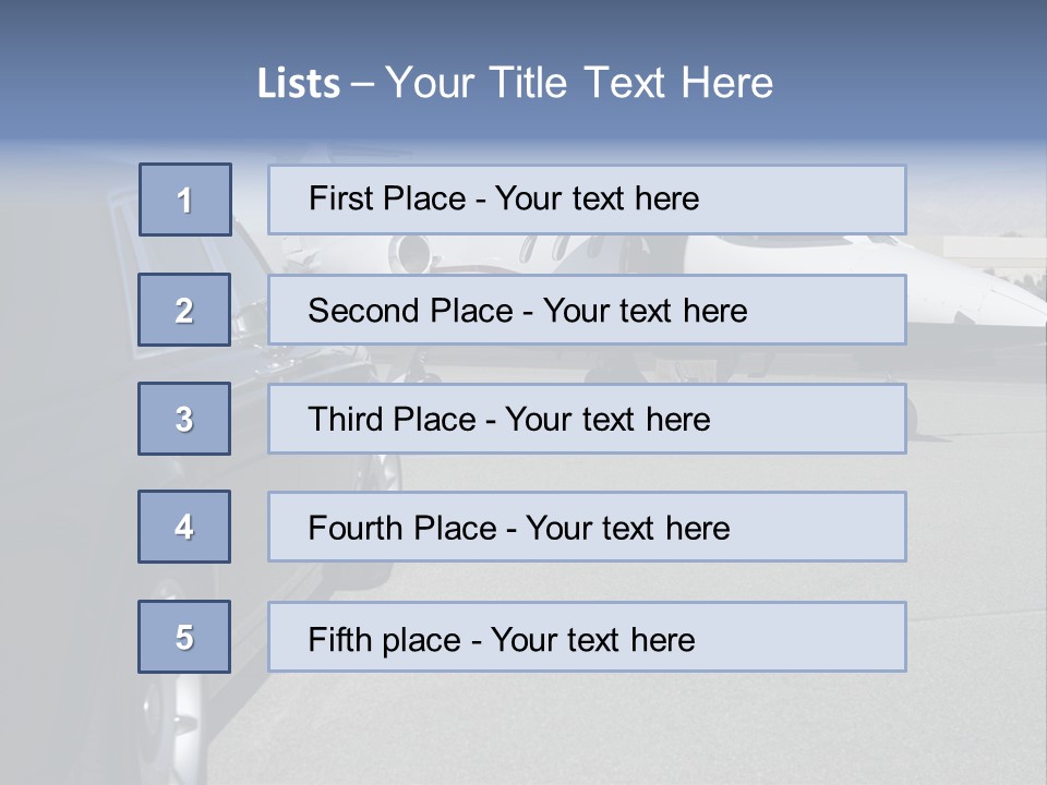 Jet Concrete Outdoors PowerPoint Template