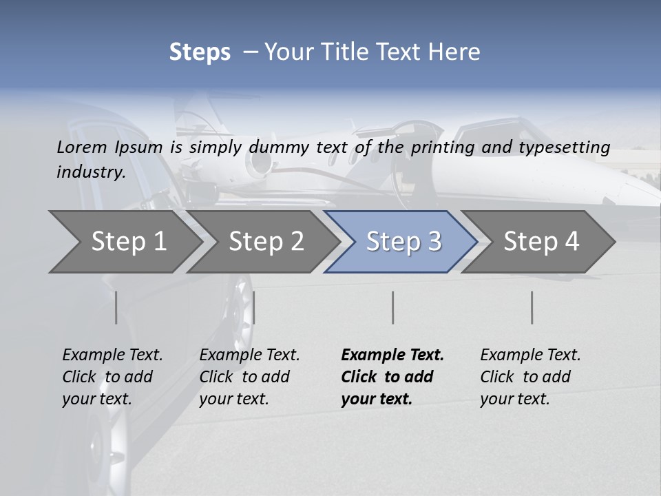 Jet Concrete Outdoors PowerPoint Template