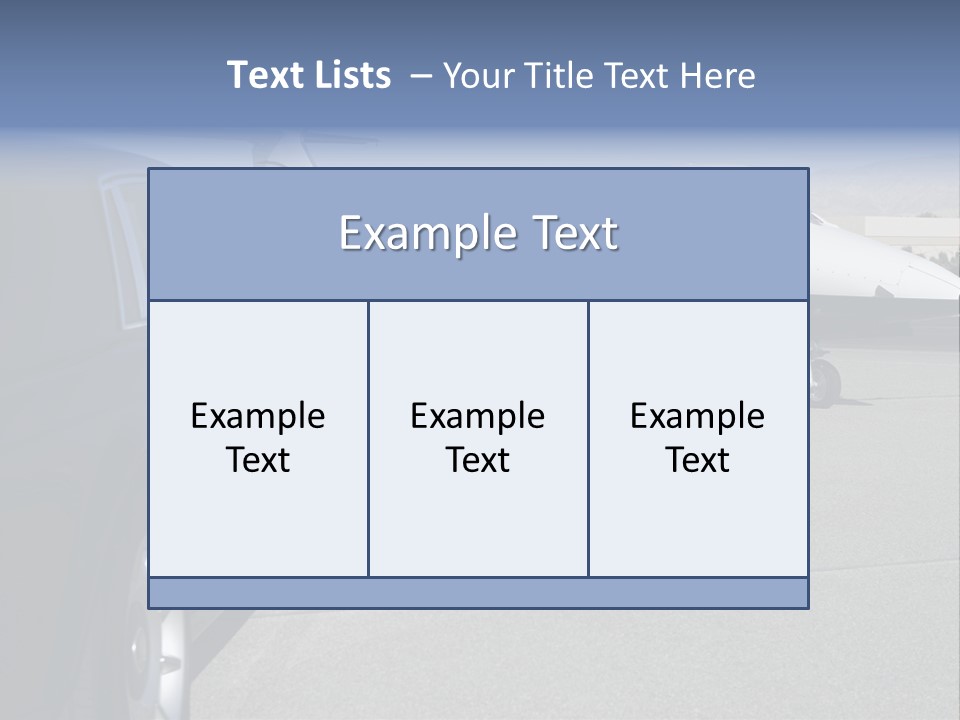 Jet Concrete Outdoors PowerPoint Template
