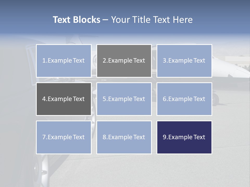 Jet Concrete Outdoors PowerPoint Template