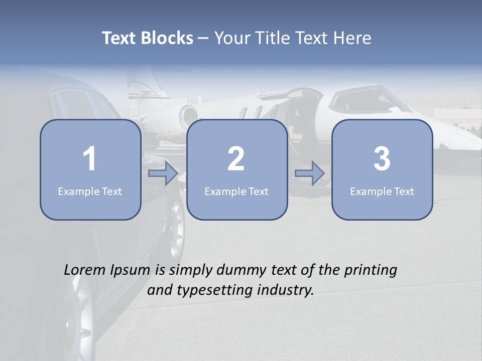 Jet Concrete Outdoors PowerPoint Template