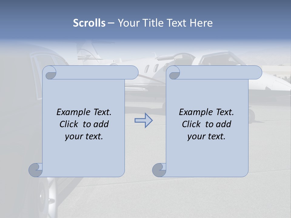 Jet Concrete Outdoors PowerPoint Template