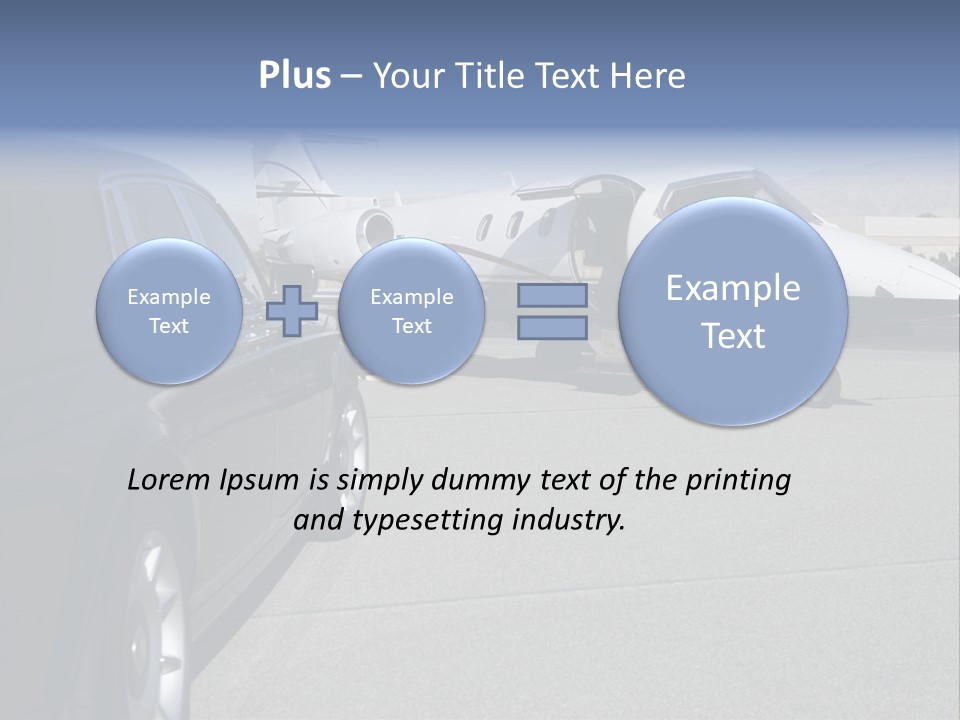 Jet Concrete Outdoors PowerPoint Template