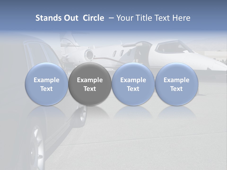 Jet Concrete Outdoors PowerPoint Template