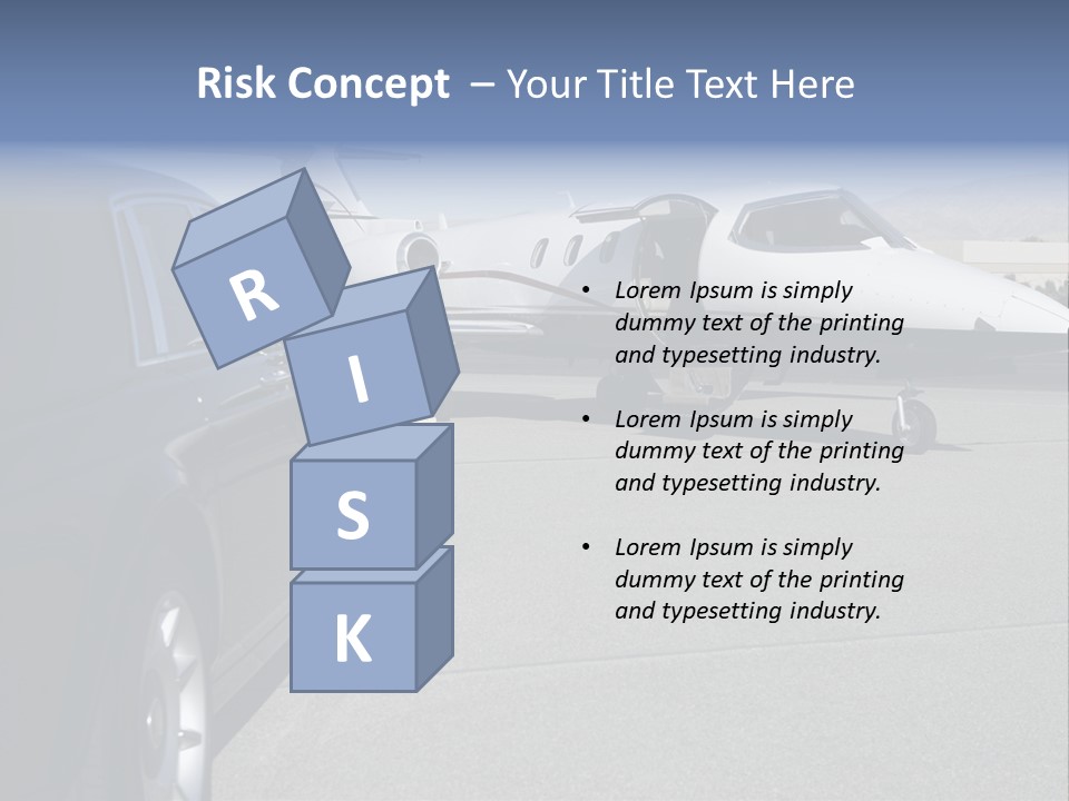 Jet Concrete Outdoors PowerPoint Template