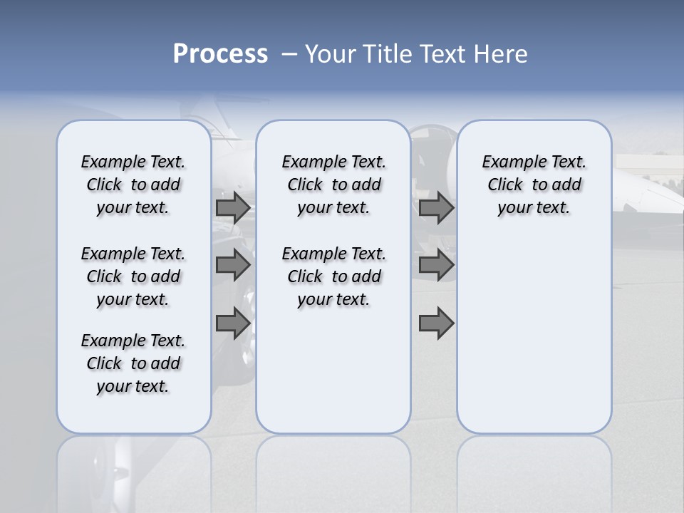 Jet Concrete Outdoors PowerPoint Template
