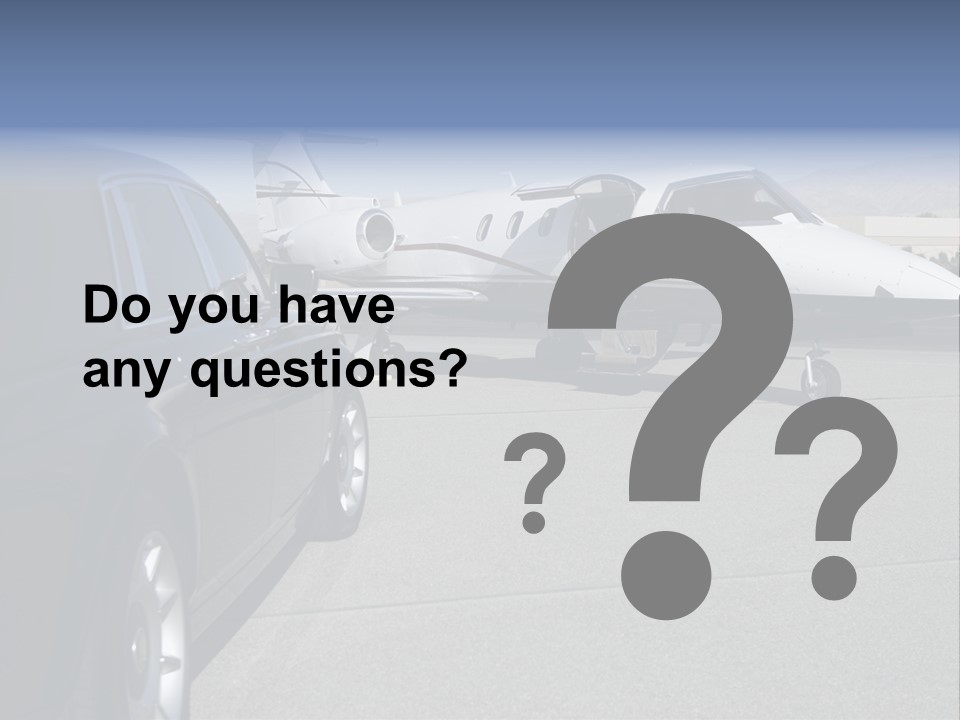 Jet Concrete Outdoors PowerPoint Template