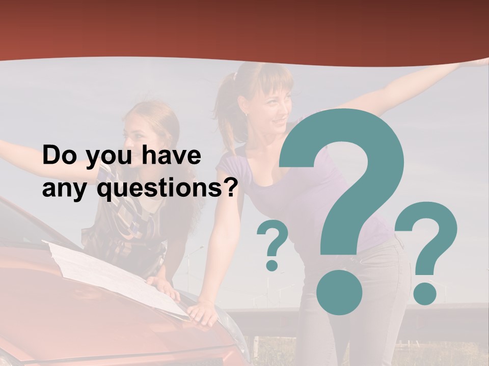 Journey Caucasian Travel PowerPoint Template