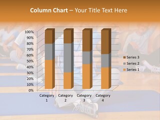 Old Senior Fitness Center PowerPoint Template