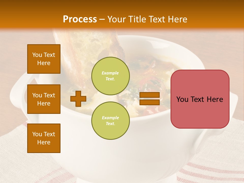 Grape Tomatoes Cod Fish Porcelain PowerPoint Template