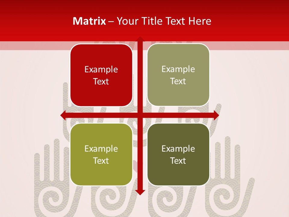 Happiness Palm Festive PowerPoint Template