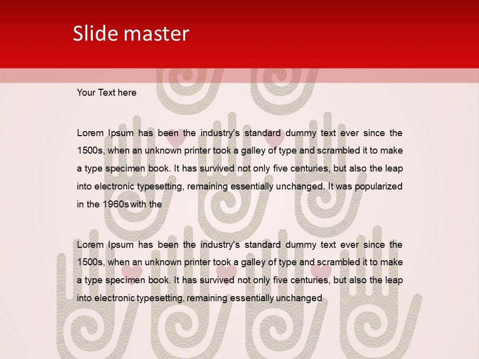 Happiness Palm Festive PowerPoint Template