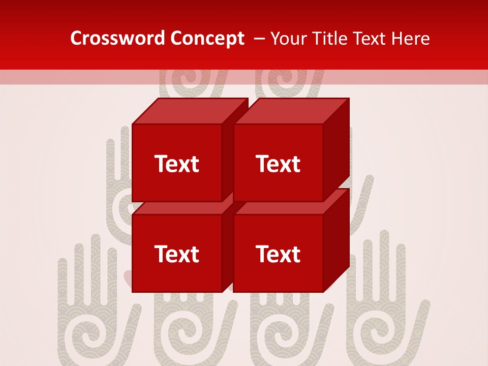 Happiness Palm Festive PowerPoint Template