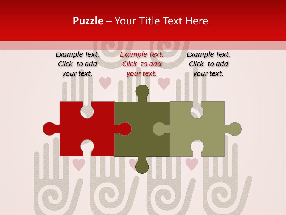 Happiness Palm Festive PowerPoint Template