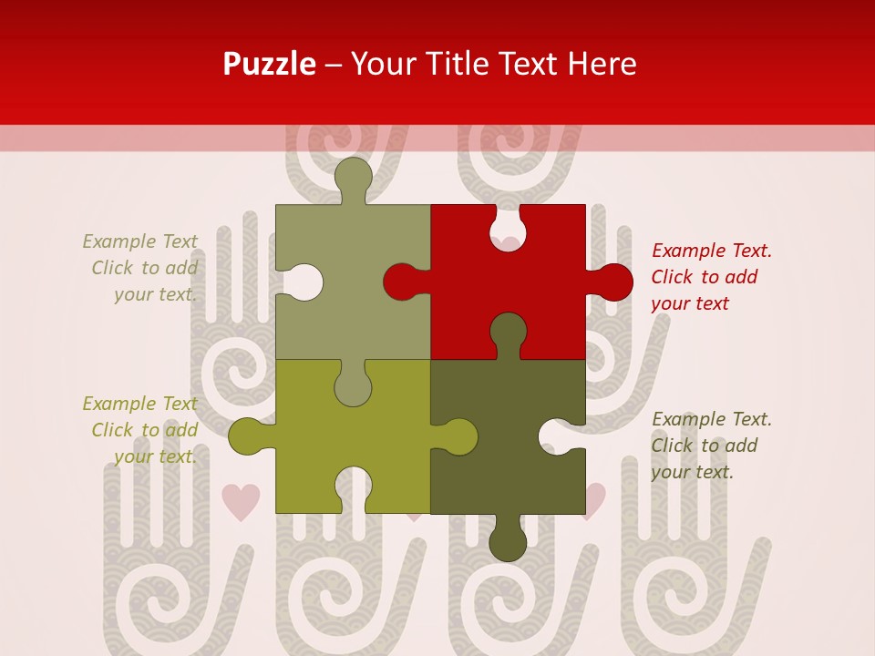 Happiness Palm Festive PowerPoint Template