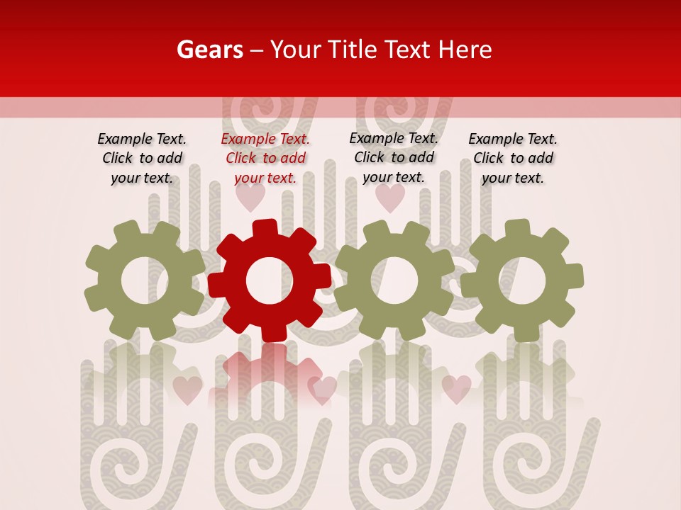 Happiness Palm Festive PowerPoint Template