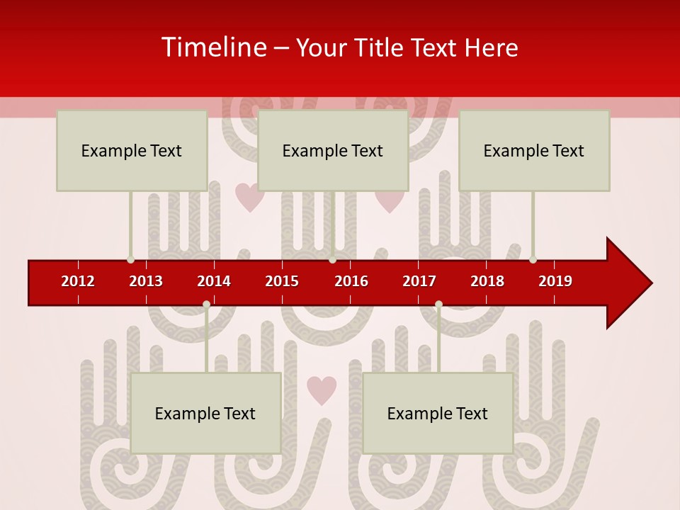 Happiness Palm Festive PowerPoint Template