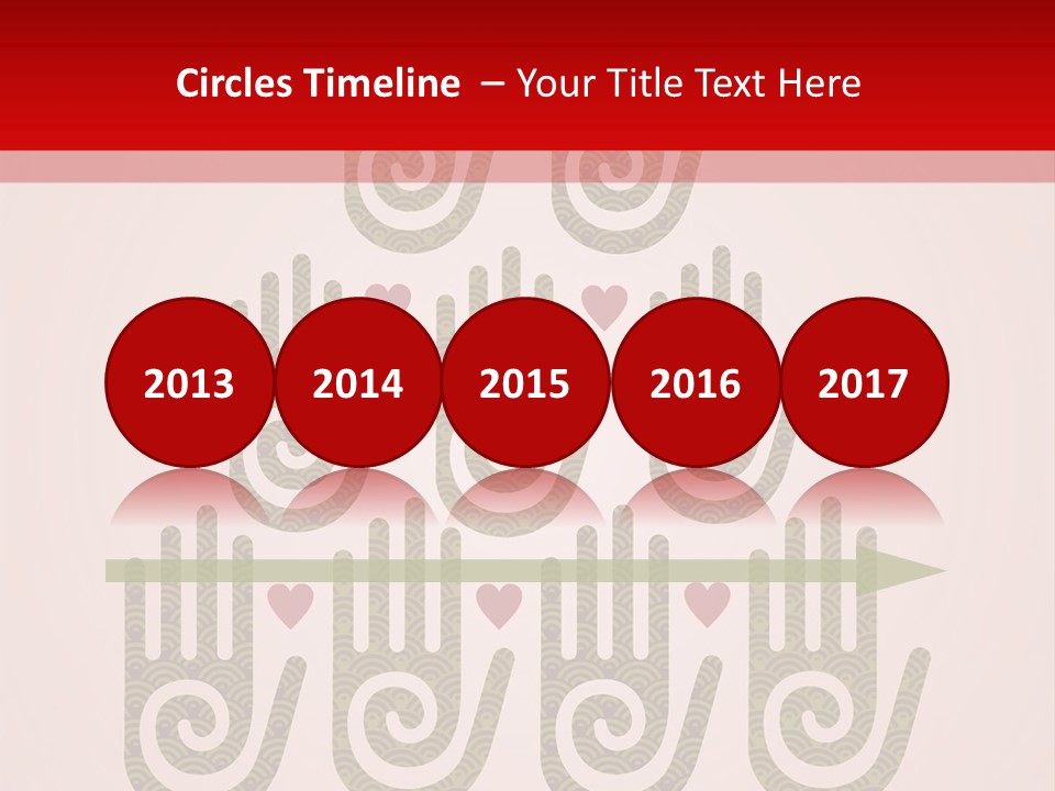 Happiness Palm Festive PowerPoint Template