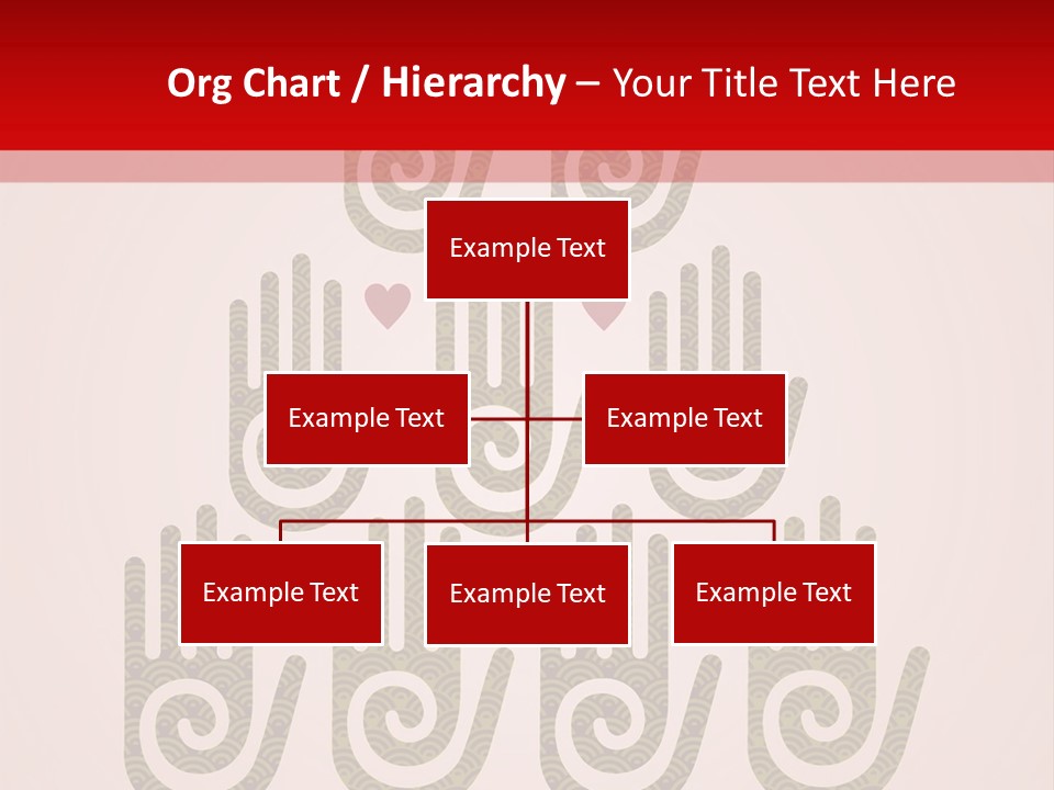 Happiness Palm Festive PowerPoint Template