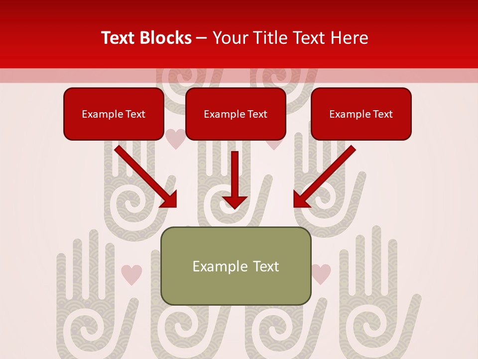 Happiness Palm Festive PowerPoint Template